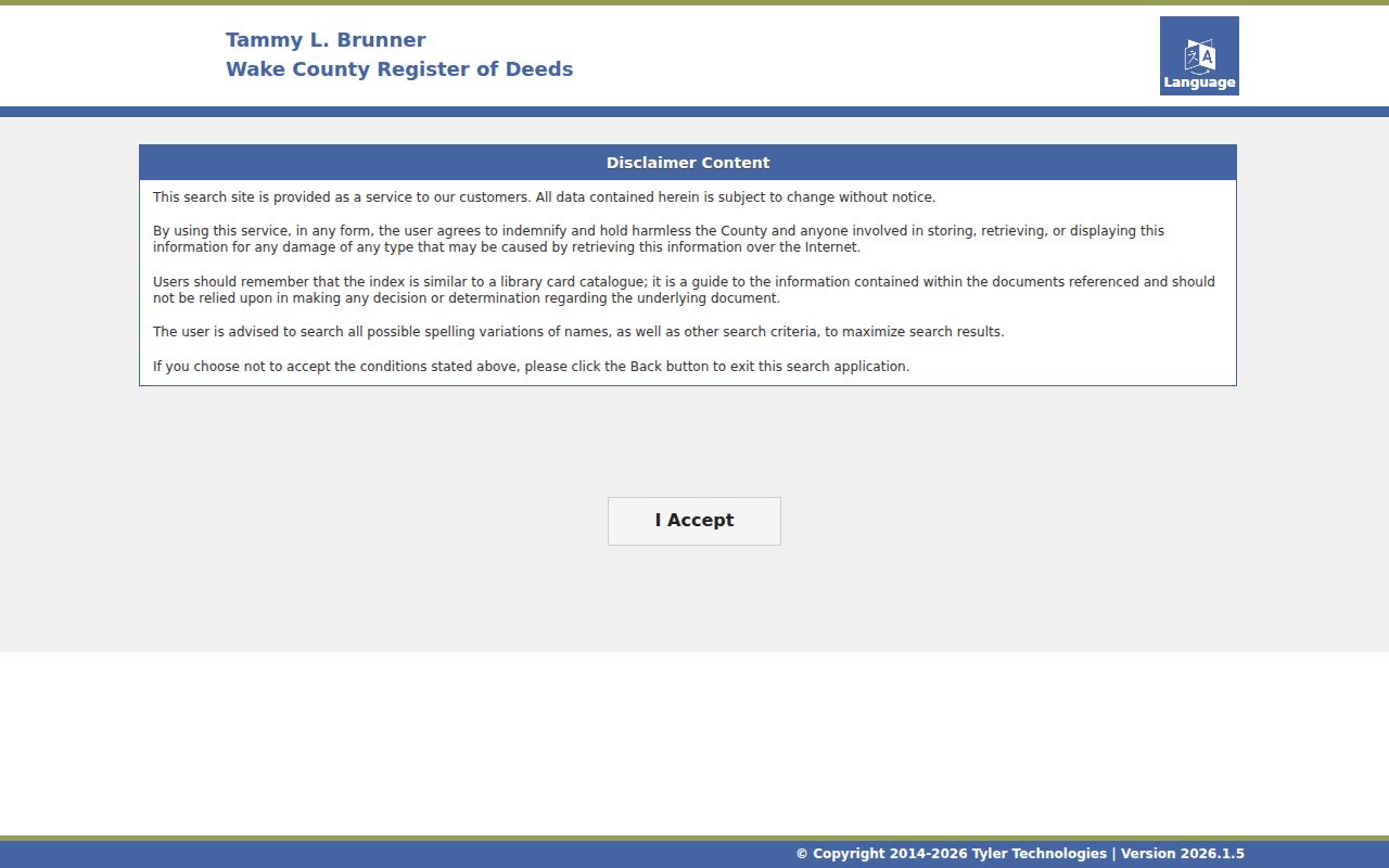 Morrisville public records free Wake Document Alert signup