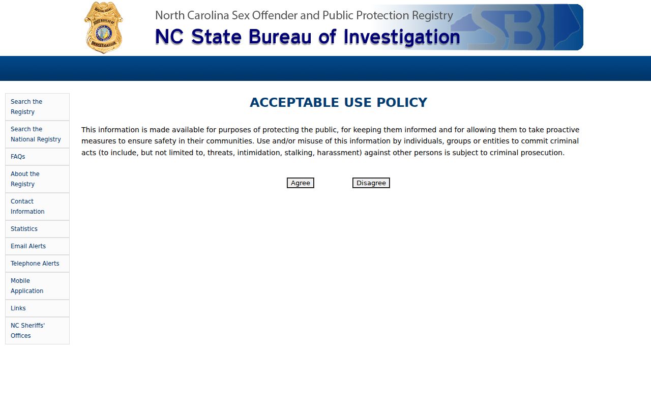 Morrisville public records NC offender registry name and address search